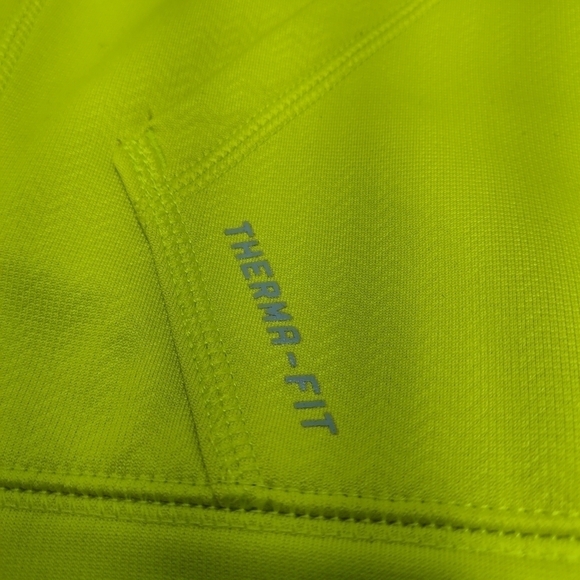 Nike men's hoodie jacket zipper front chartreuse Size:M. - Picture 3 of 7